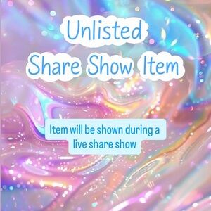 Unlisted Live Show Item ✨